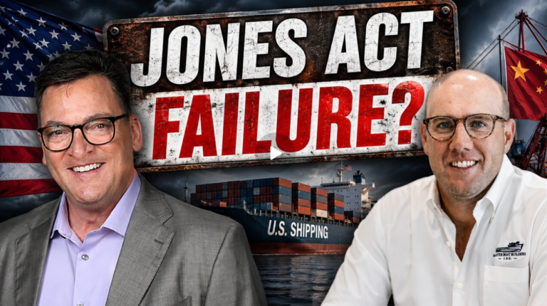 ICYMI – Master Boat Builders’ President on Steve Gruber Show: Jones Act Waiver Risks U.S. Shipbuilding